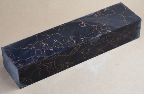 Black with Copper Matrix Tru-Stone Block 1.5